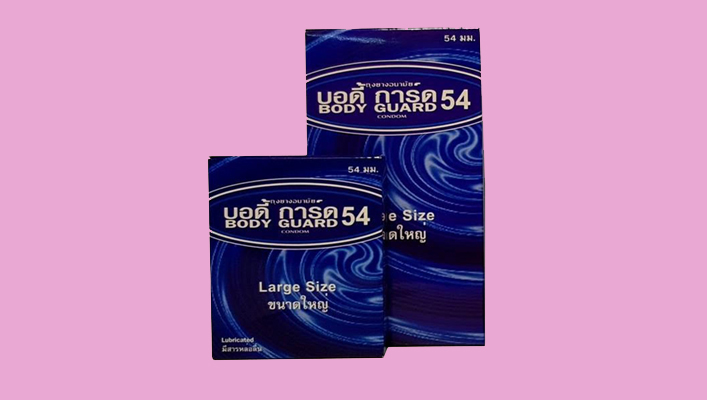 Buy Bodyguard 58 MM Condoms in Thailand